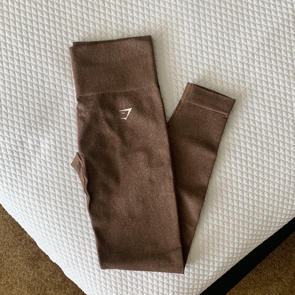 Gymshark Mineral Fleck Leggings Brown